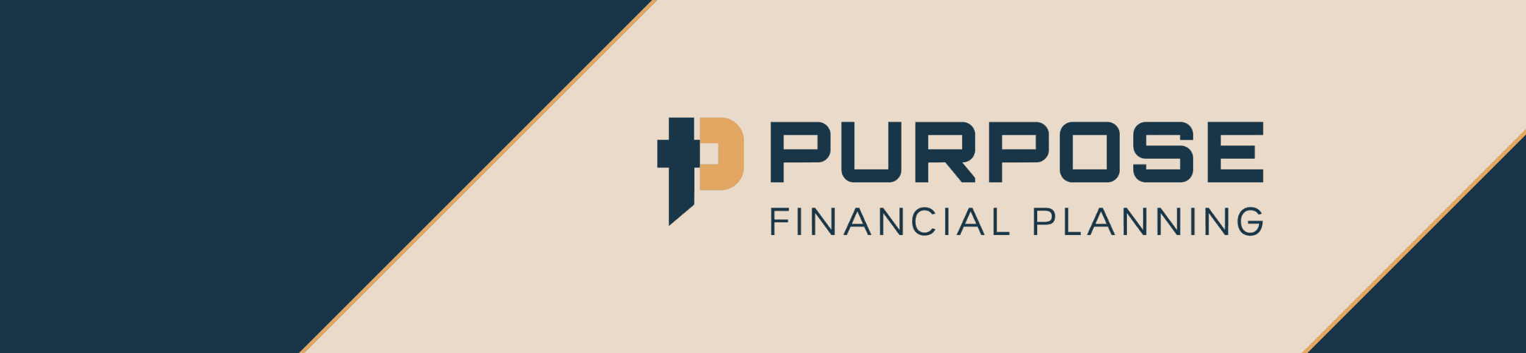 Logo for Purpose Financial Planning with bold text and a stylized 