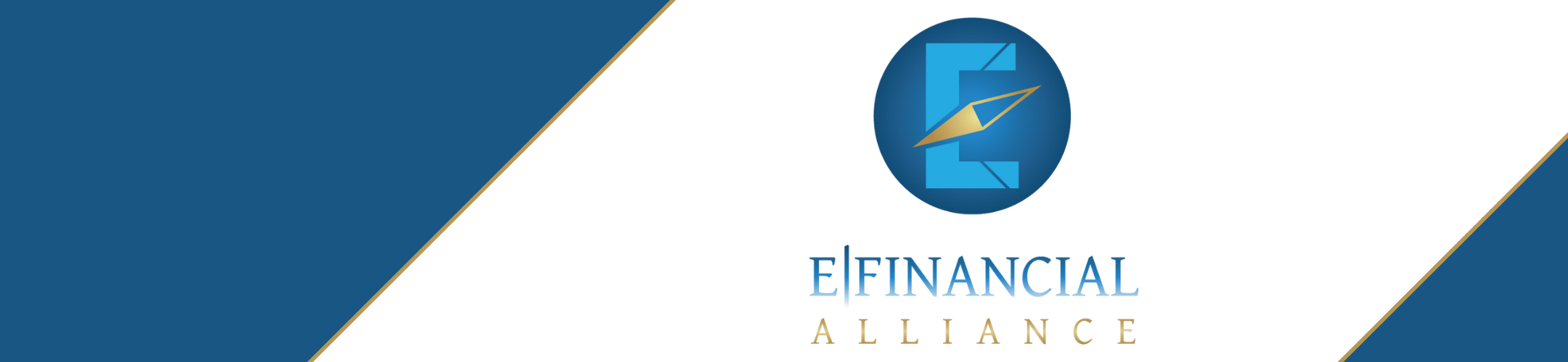 A blue and white logo featuring a stylized 