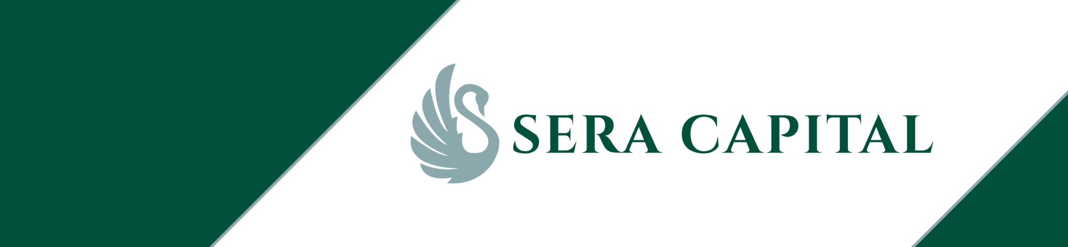 A logo with a stylized swan icon and the text 