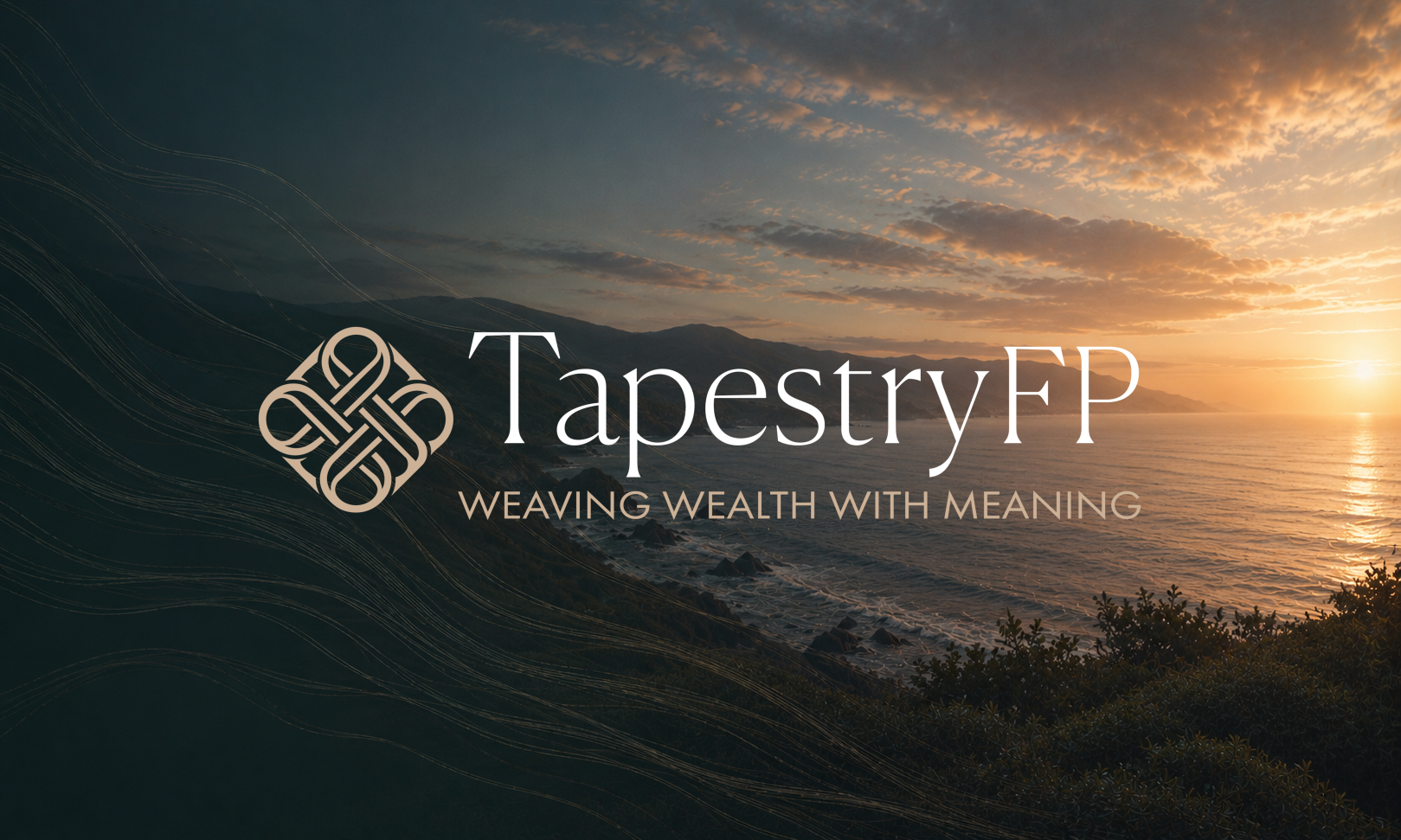 Logo for TapestryFP with the tagline 