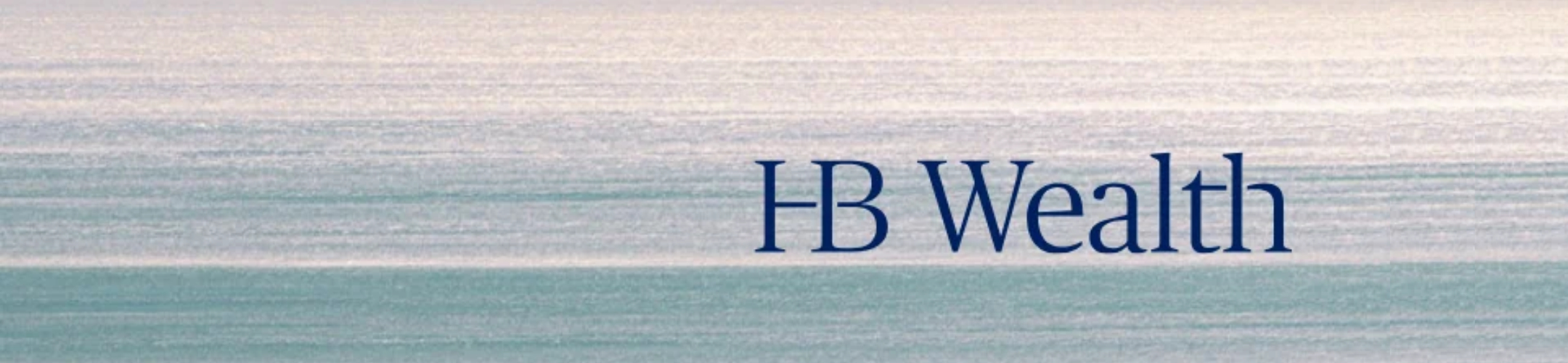 The words “FB Wealth” in blue text appear over a calm, pastel-colored water background.